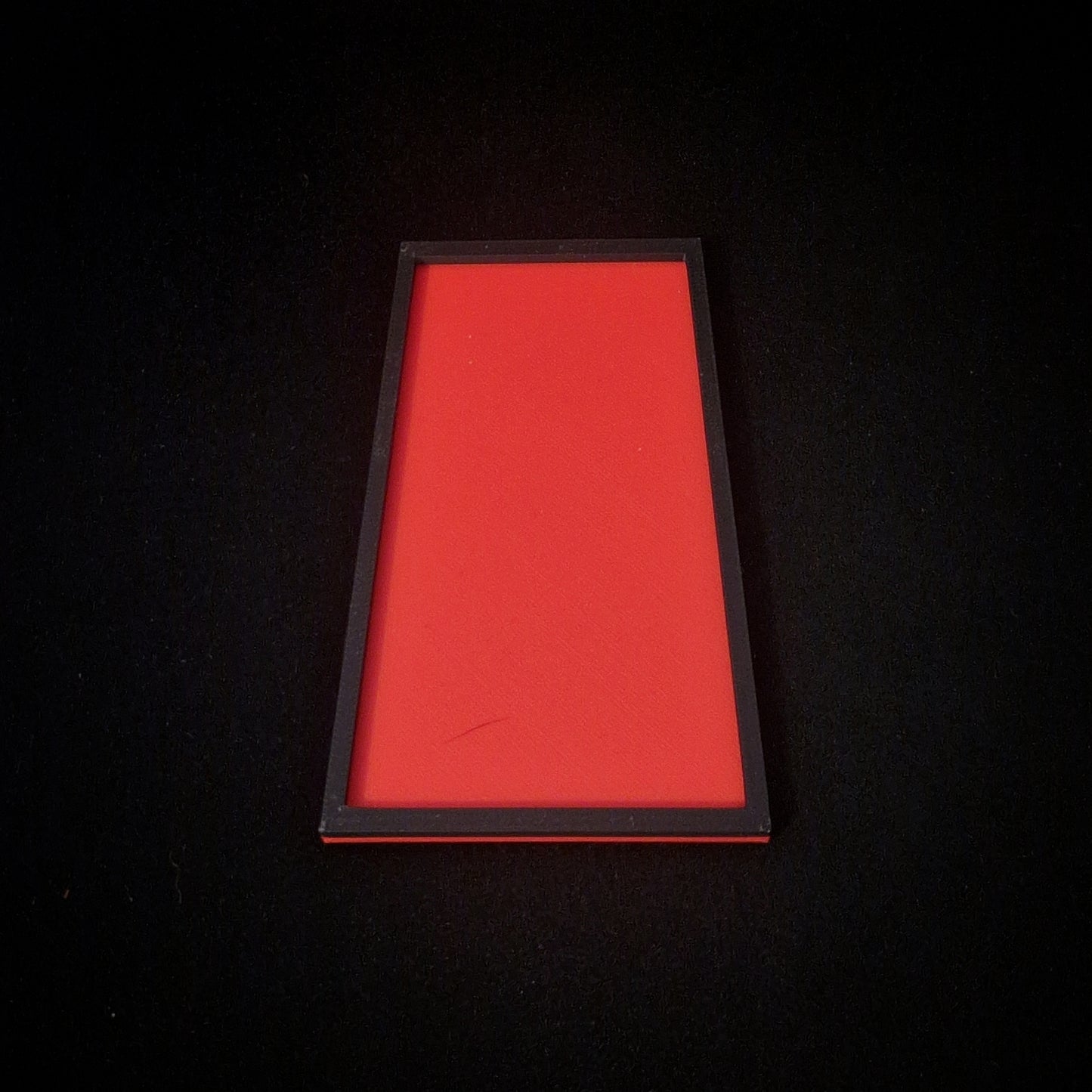 fiat panda centre tray insert - red custom car accessories