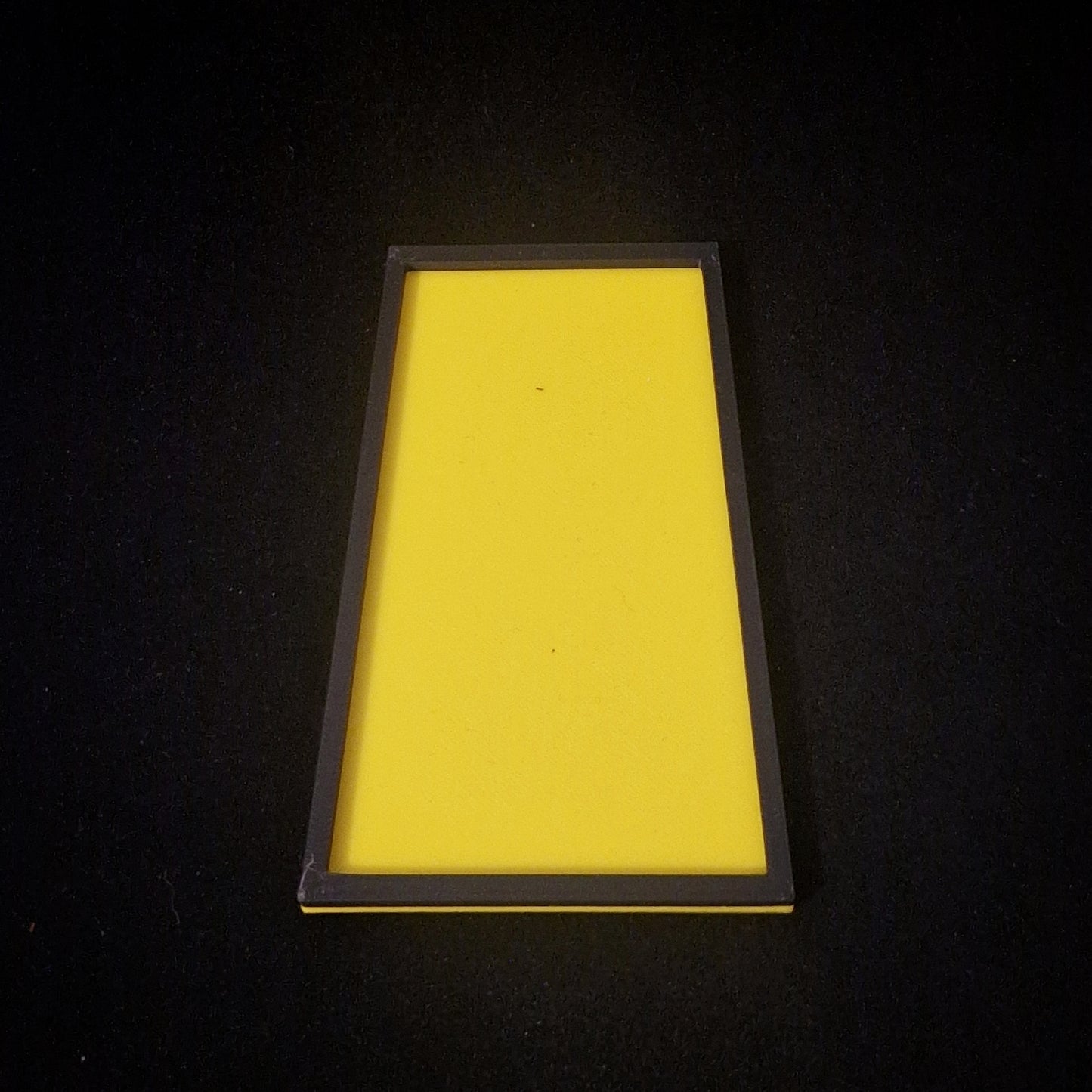 fiat panda centre tray insert - yellow custom car accessories