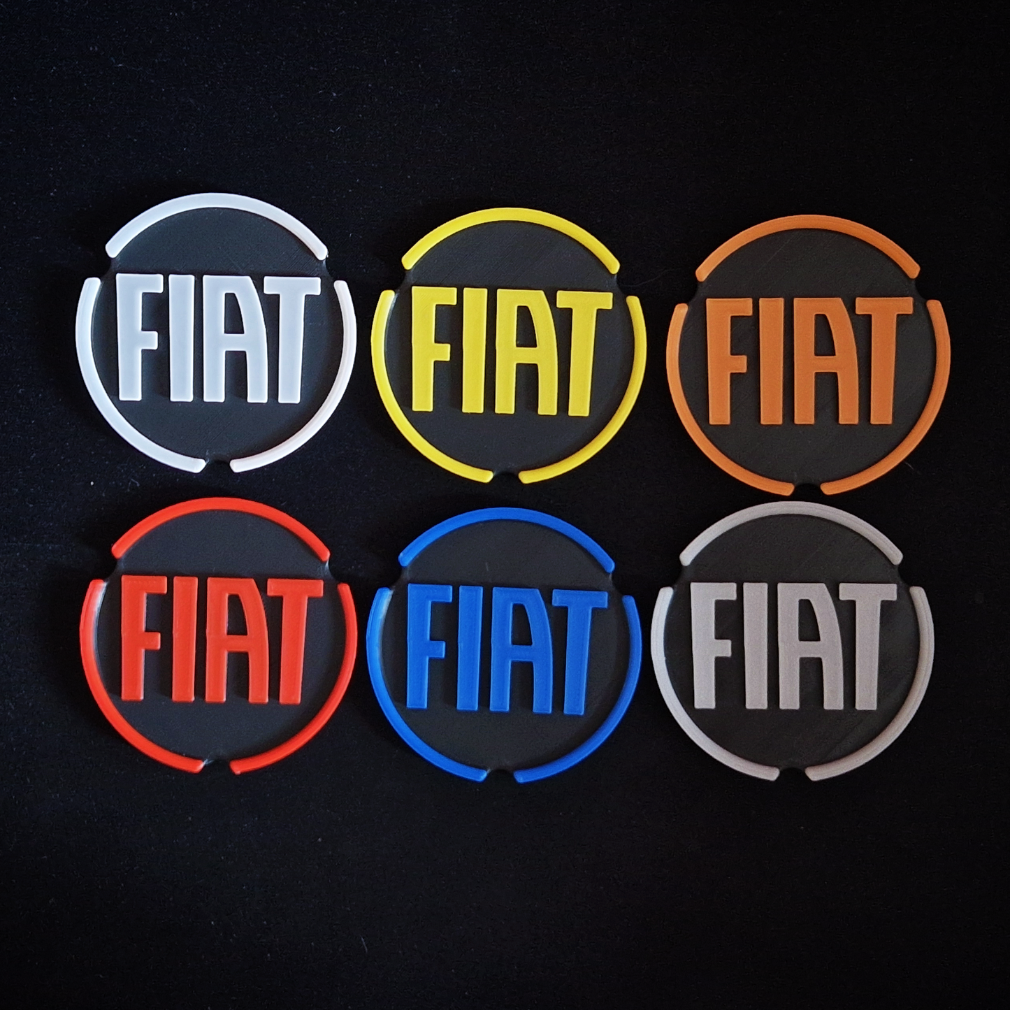 FIAT PANDA cup holder coaster insert's