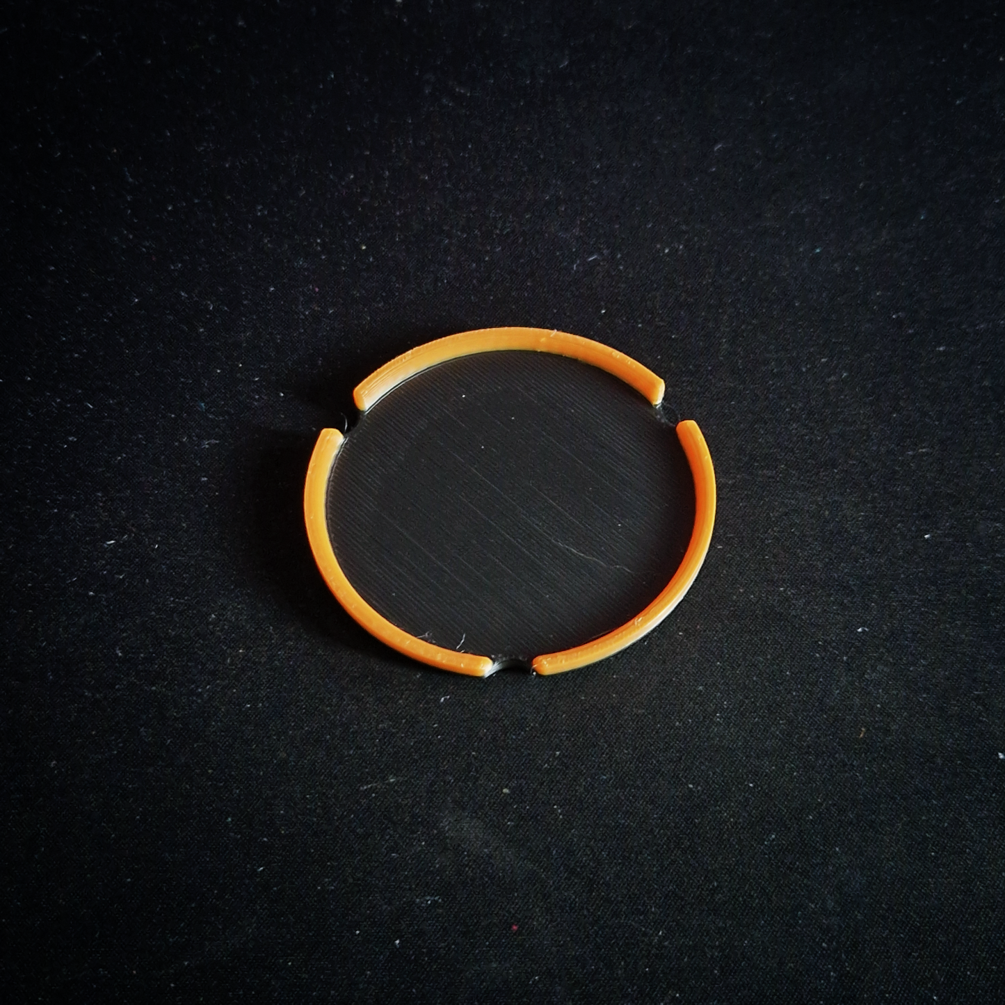 orange car cup holder coaster insert for fiat panda