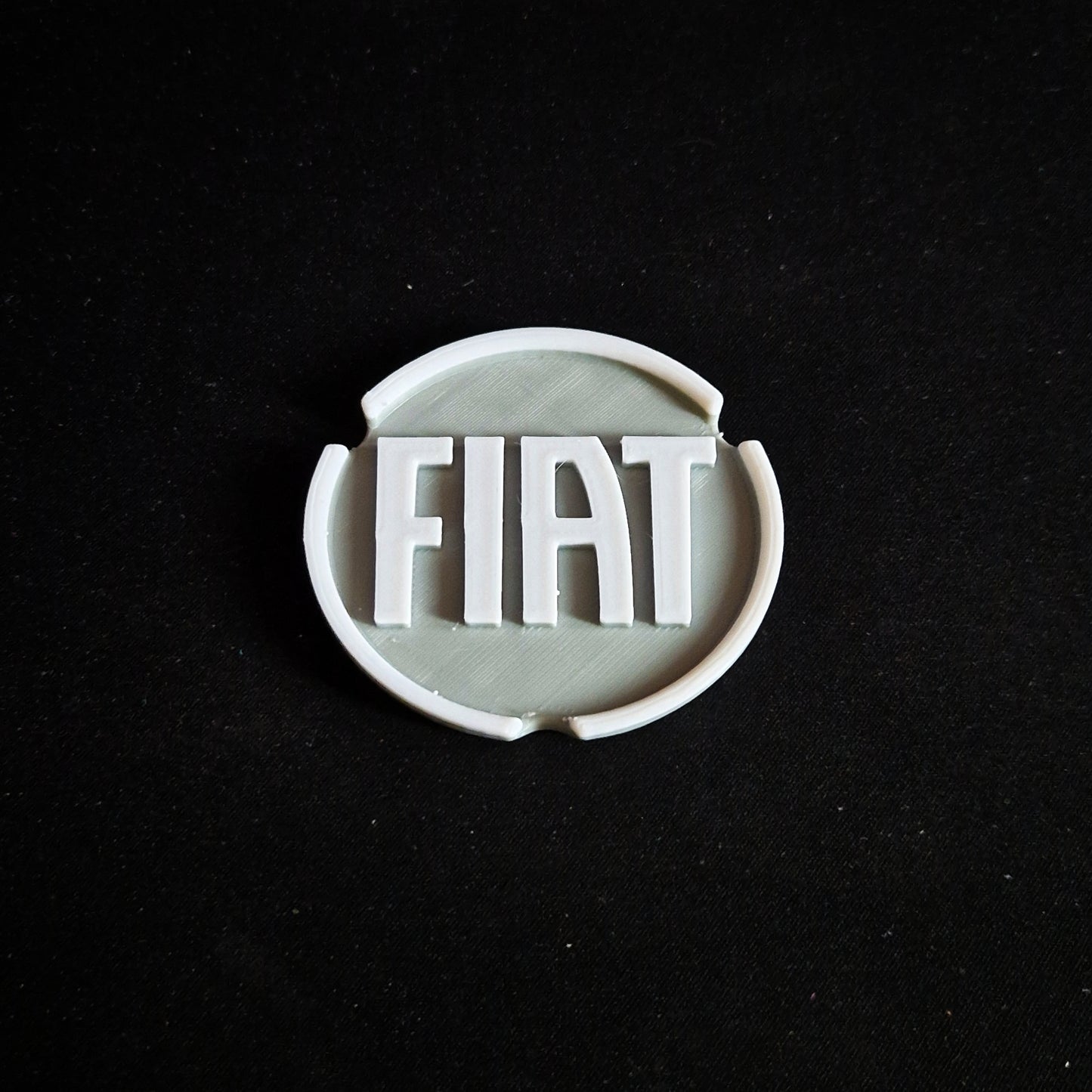 fiat panda car coaster cup holder insert - grey