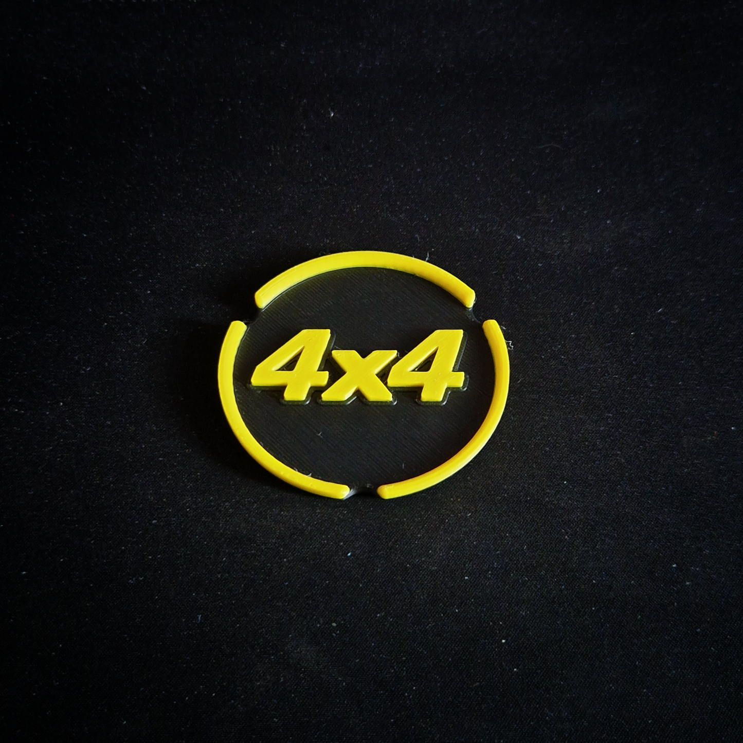 fiat panda accessories - car drink coasters 4x4, yellow