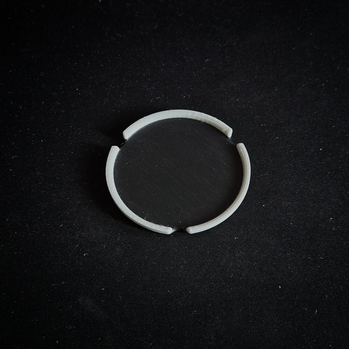 grey car cup holder coaster insert for fiat panda