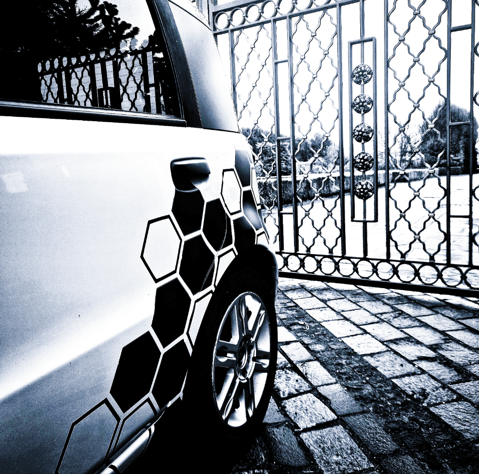 Hexagon decal packs (13cm wide)