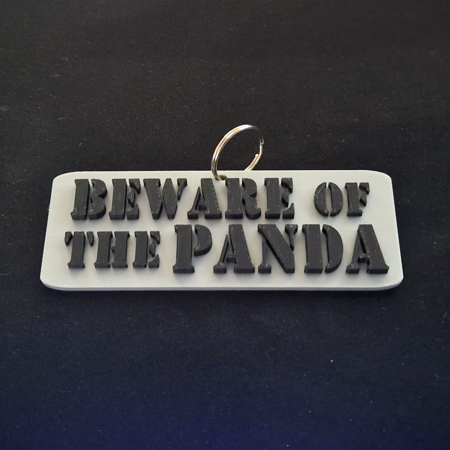 'BEWARE OF THE PANDA' Charm