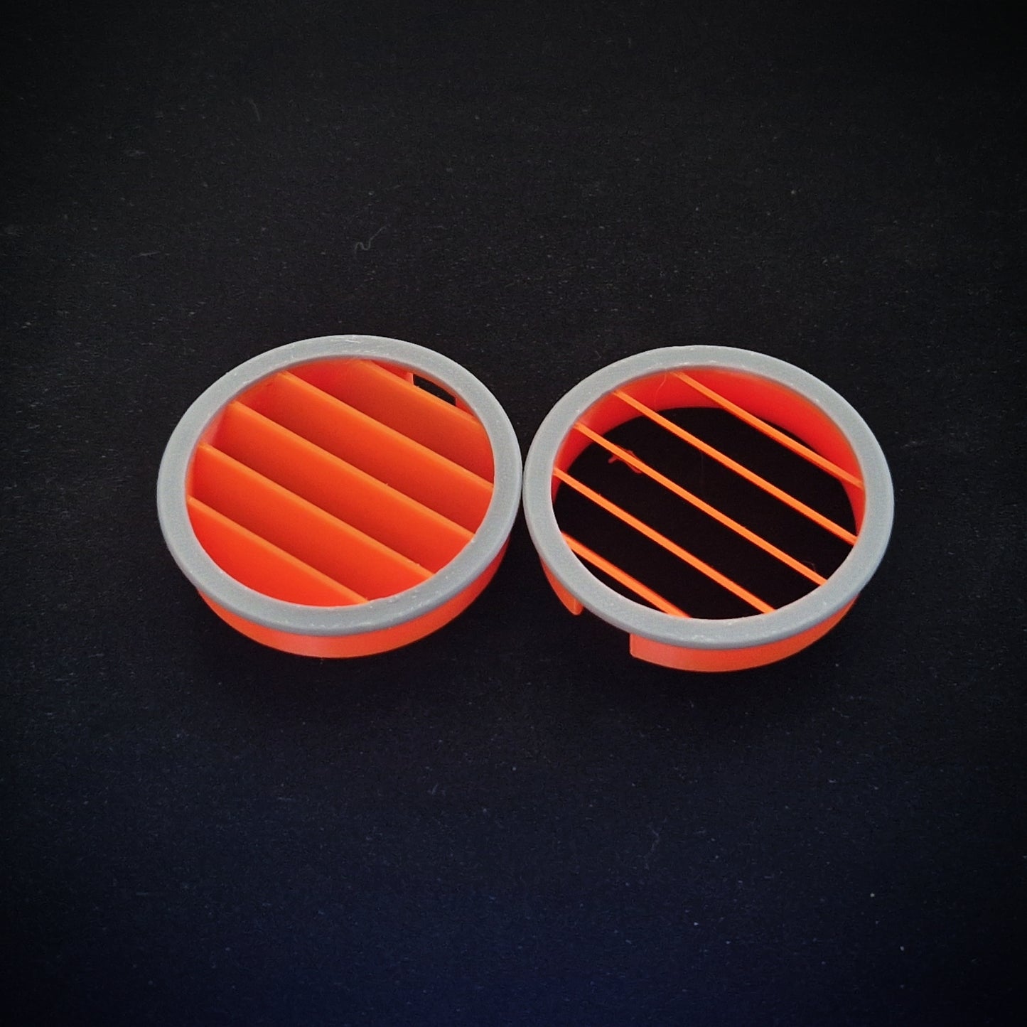 Orange FIAT PANDA 169 Side Vents