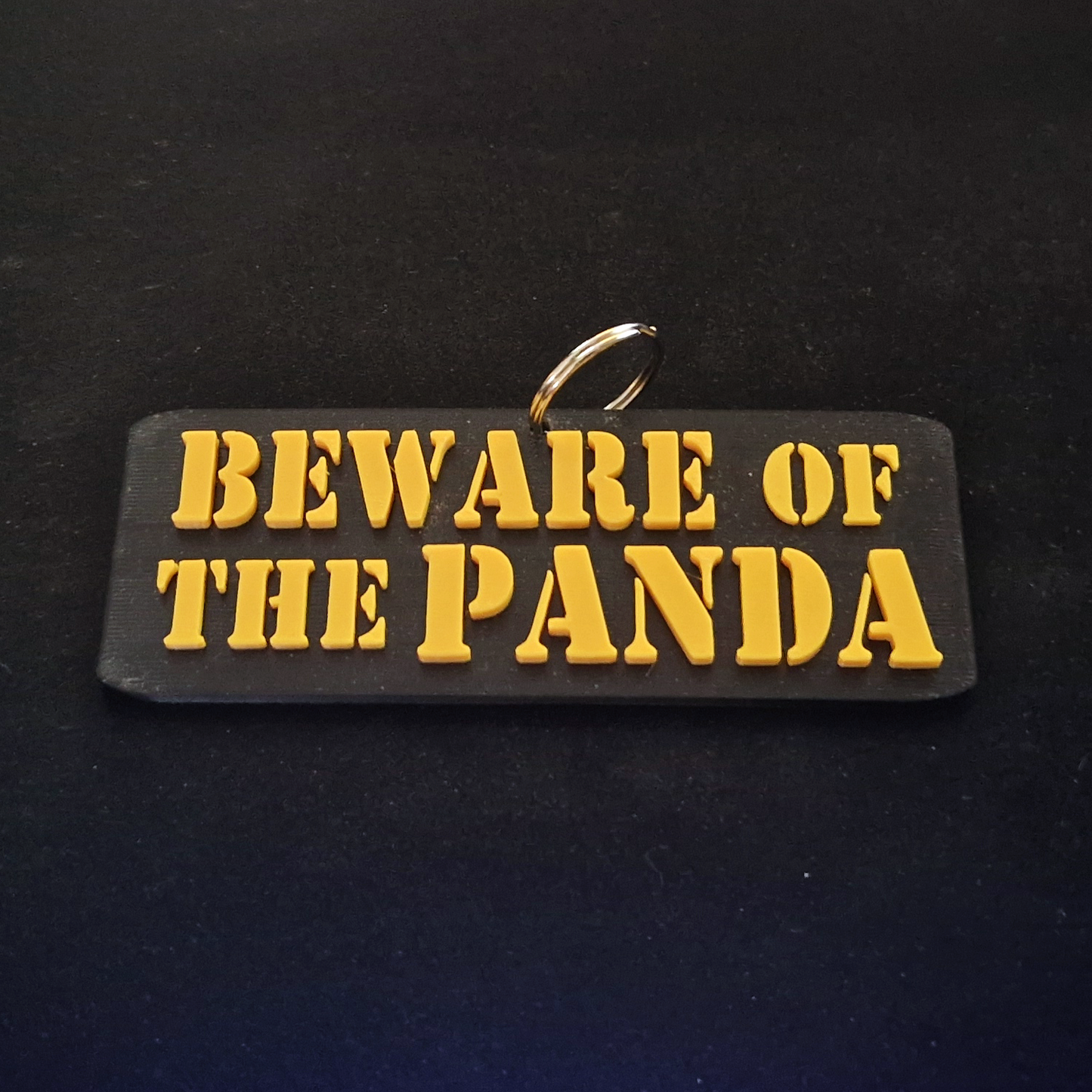 'BEWARE OF THE PANDA' Charm