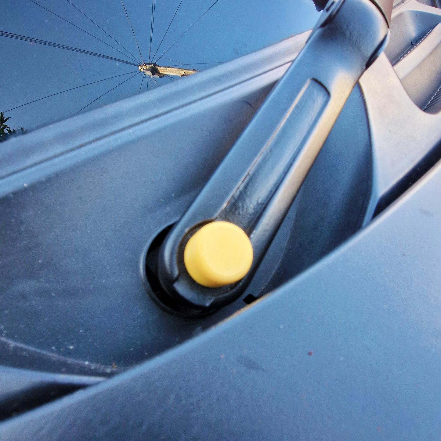 yellow wiper blade cap for fiat panda