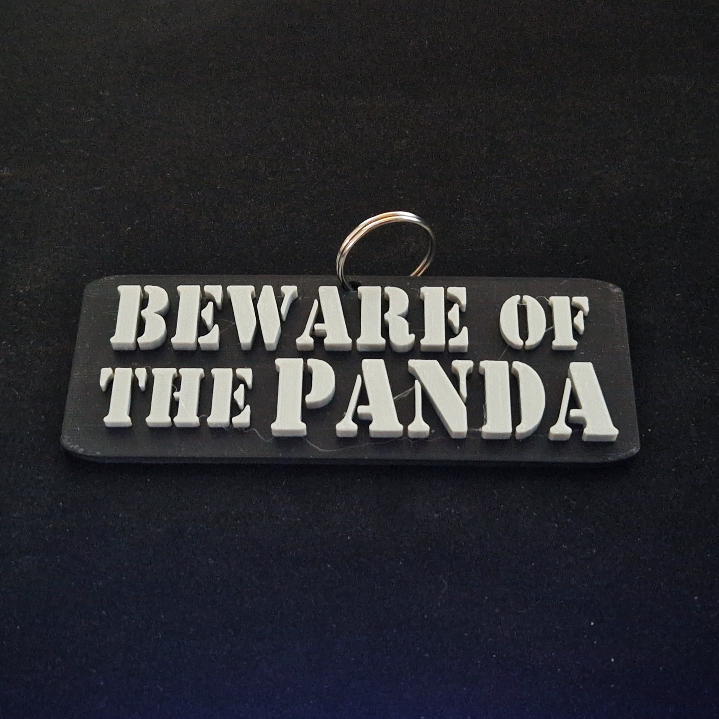'BEWARE OF THE PANDA' Charm