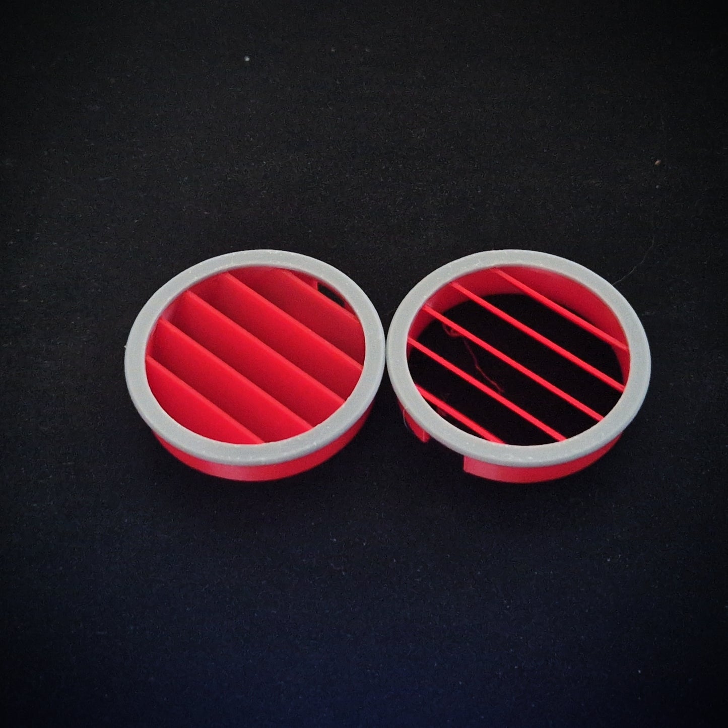 Red FIAT PANDA 169 Side Vents