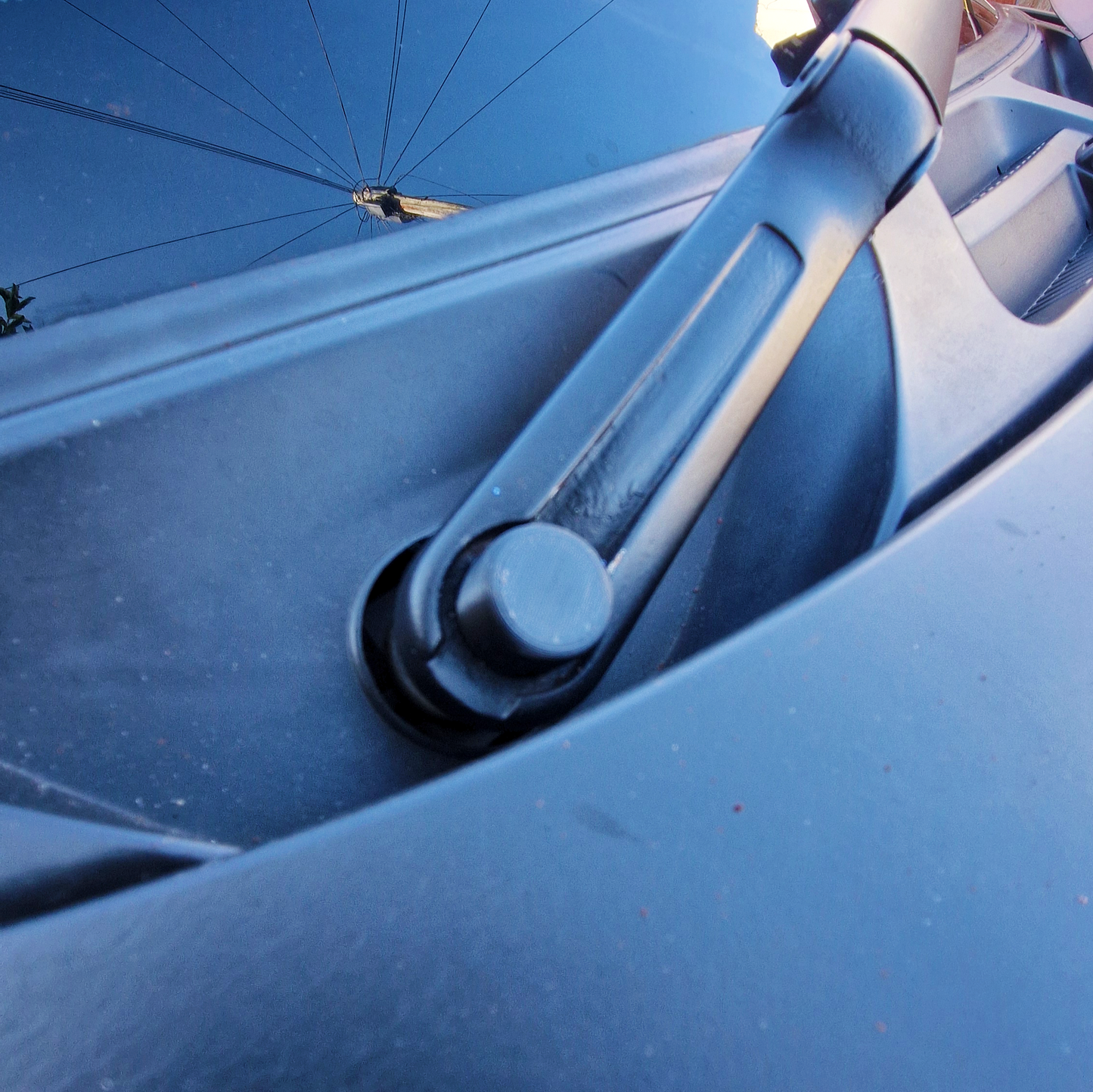 black fiat panda wiper blade cap