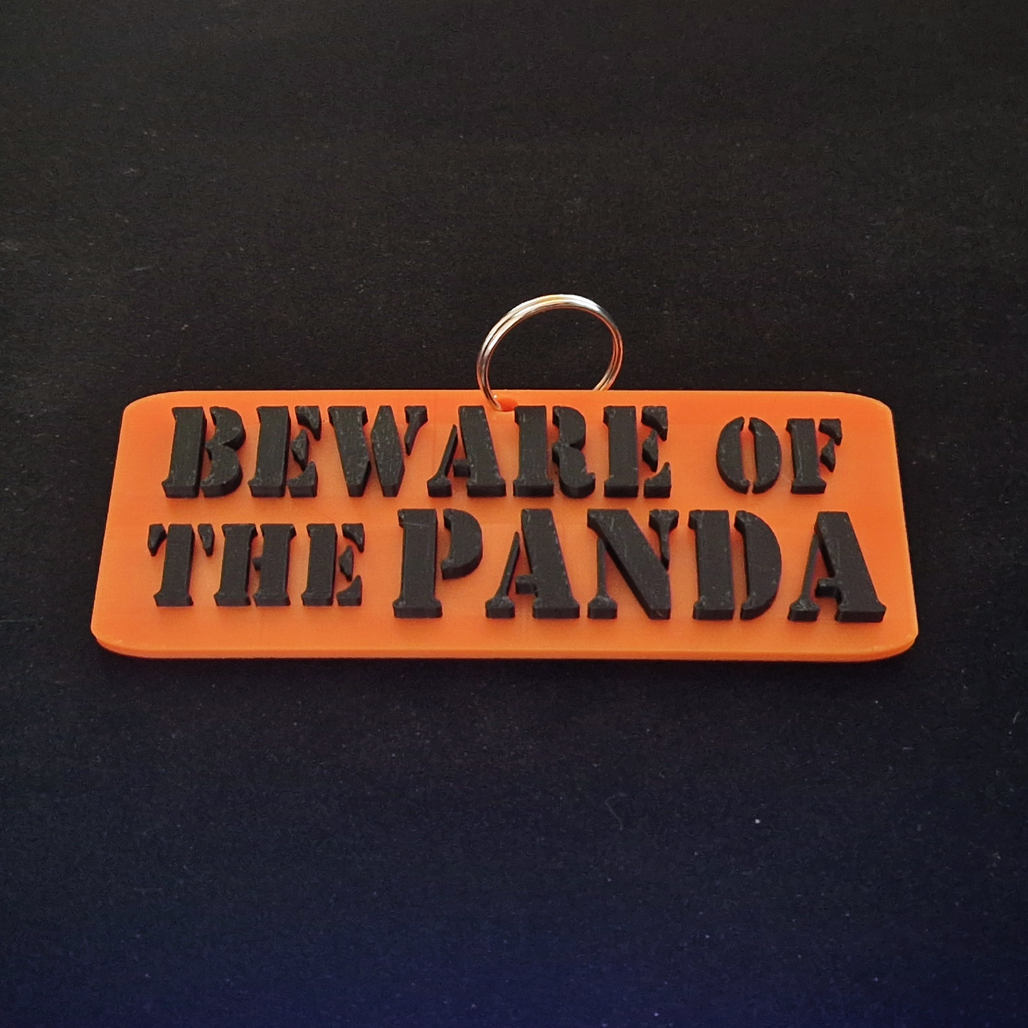 'BEWARE OF THE PANDA' Charm