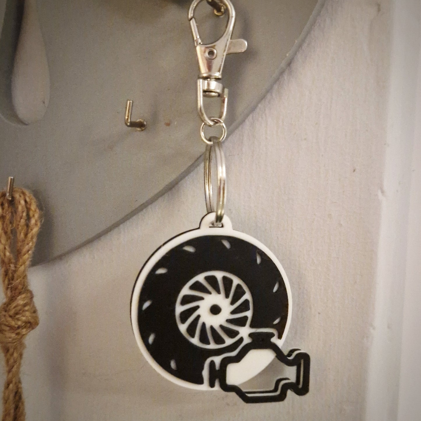 Broken Beauties Car Club Keyring