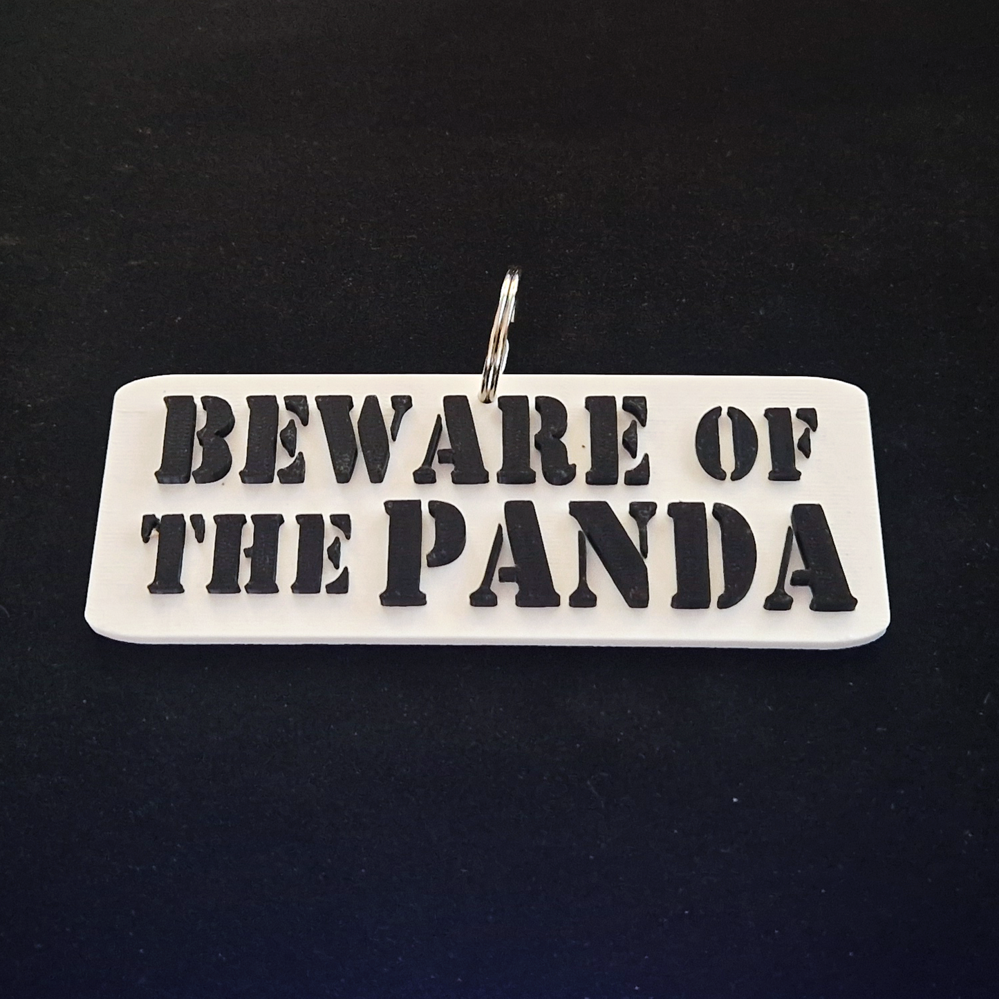 'BEWARE OF THE PANDA' Charm