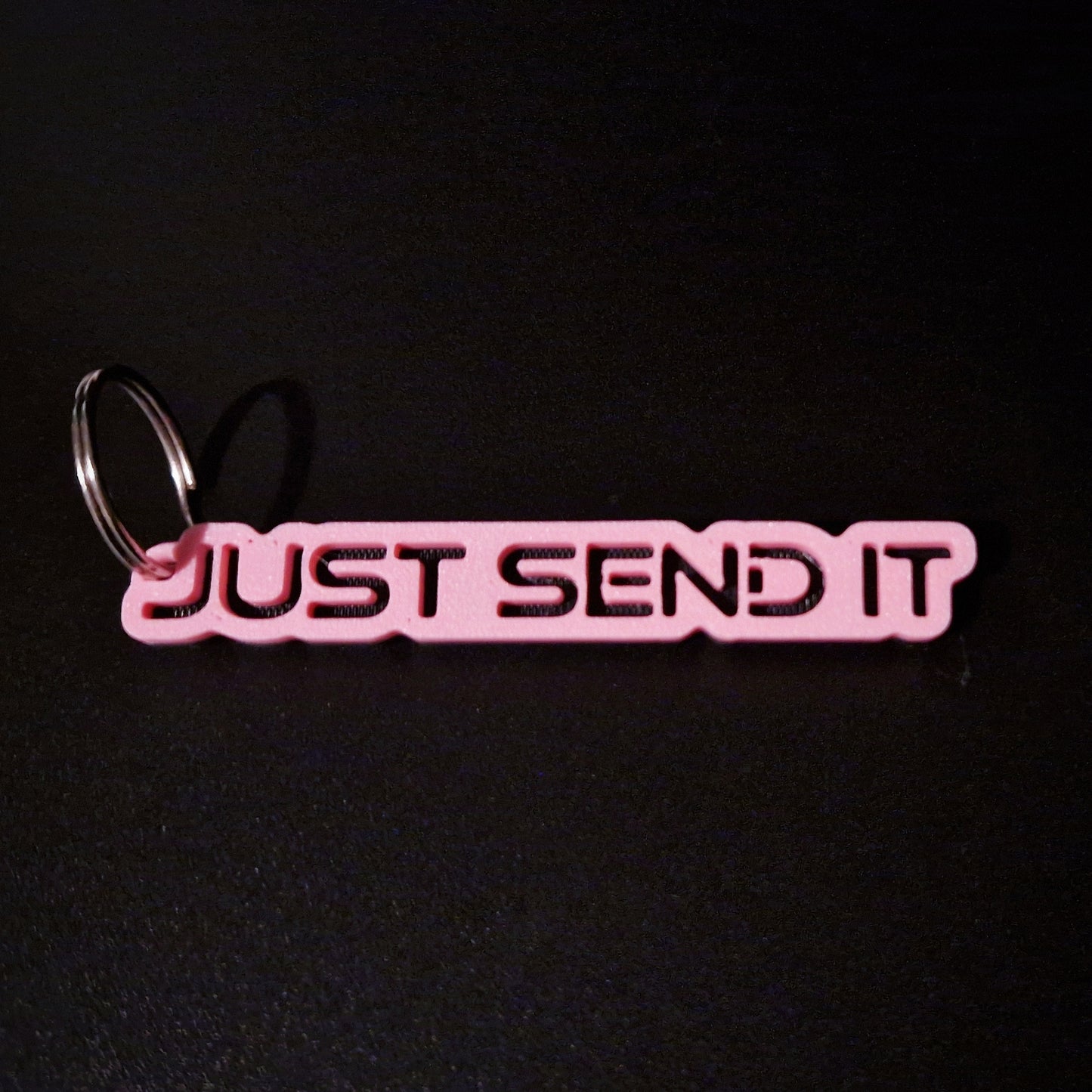 "JUST SEND IT" Keyring - Accessory for Car Keys