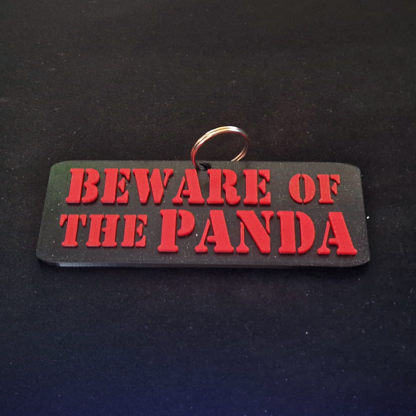 'BEWARE OF THE PANDA' Charm