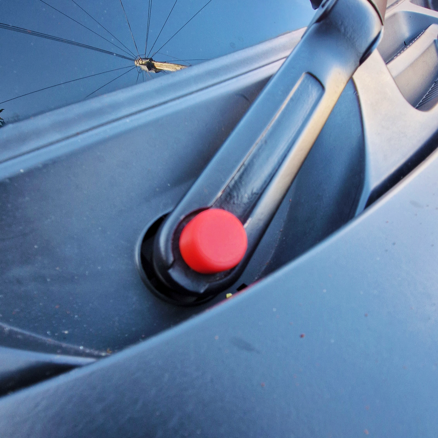 red fiat panda wiper blade cap