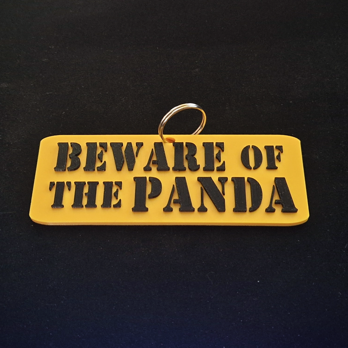 'BEWARE OF THE PANDA' Charm