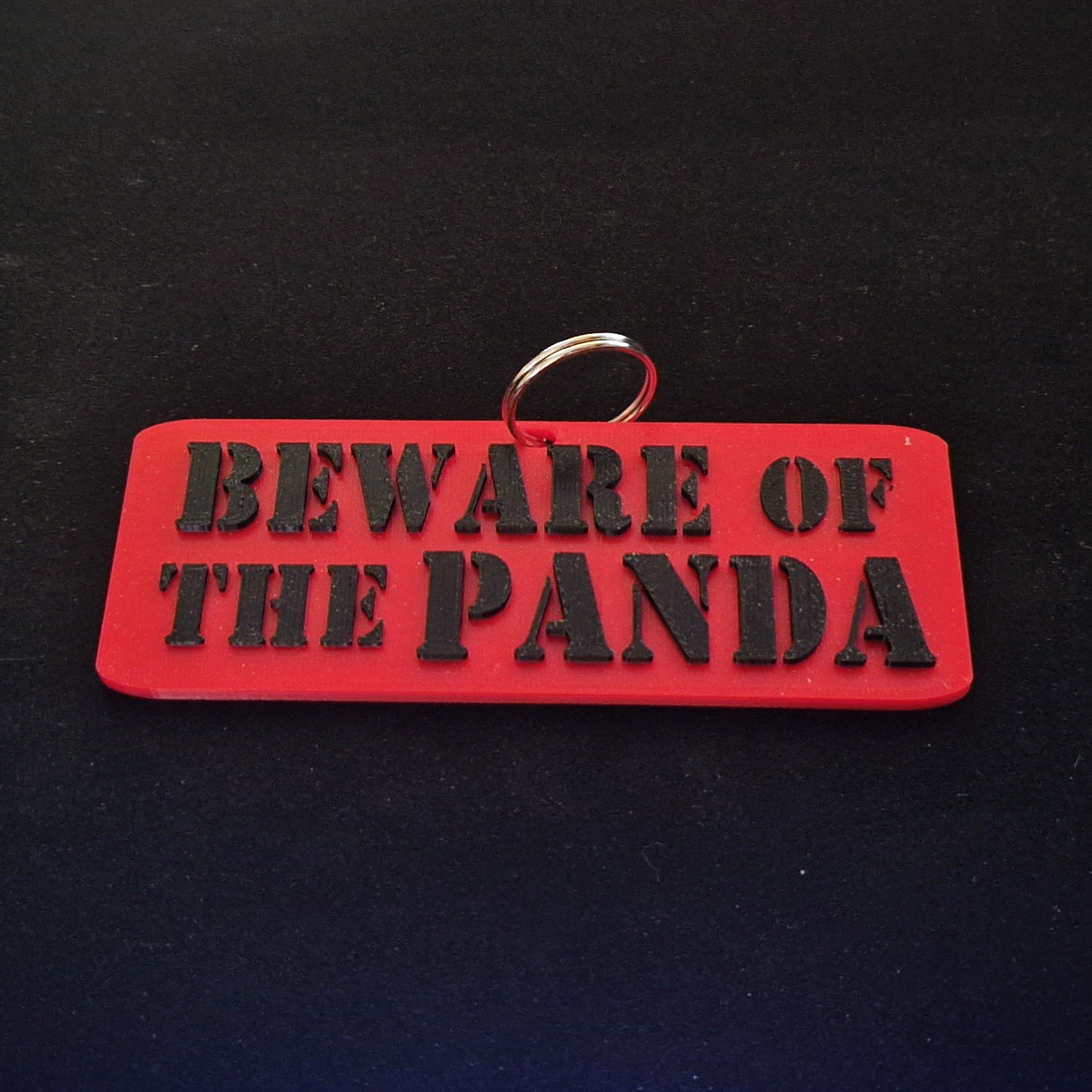 'BEWARE OF THE PANDA' Charm