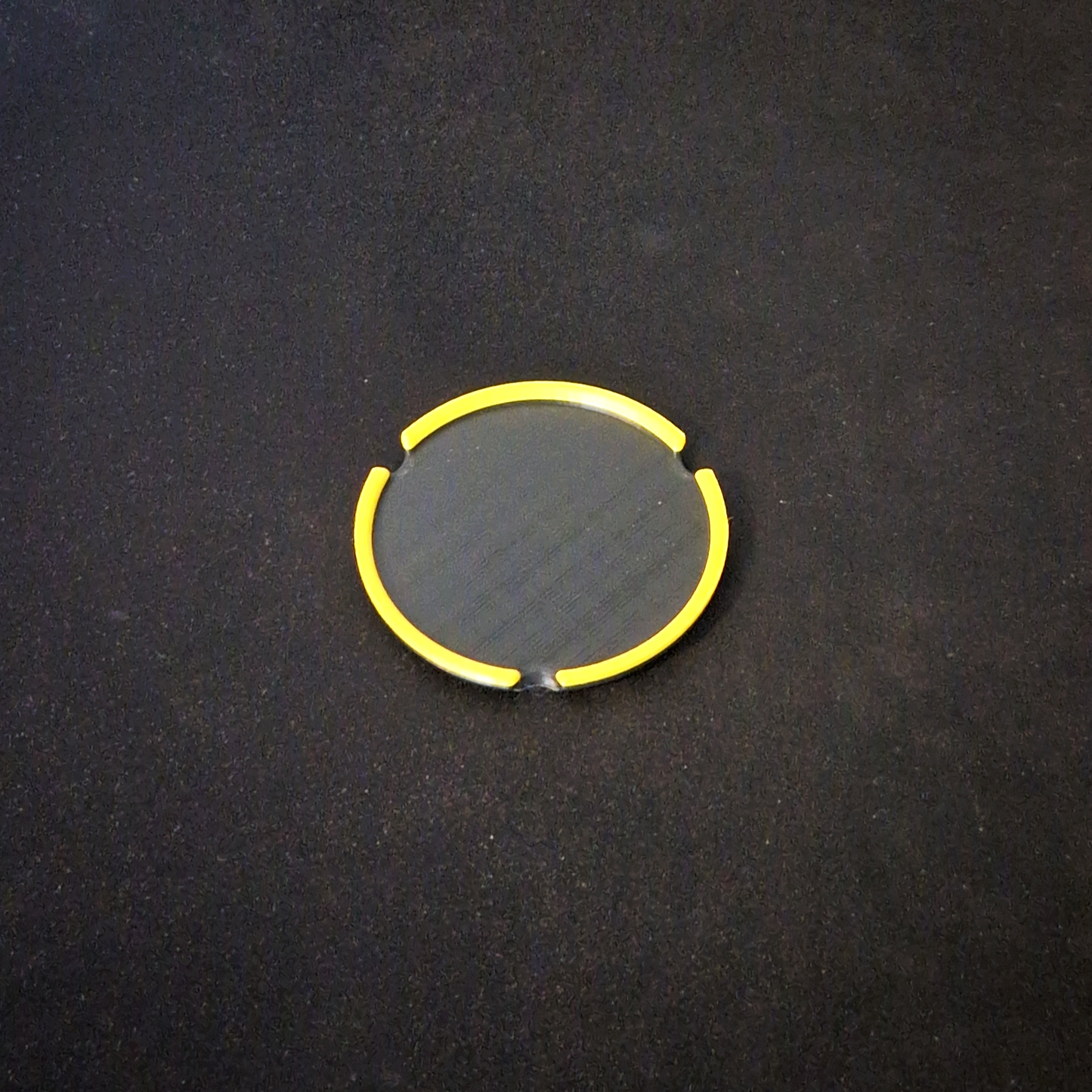 yellow car cup holder coaster insert for fiat panda