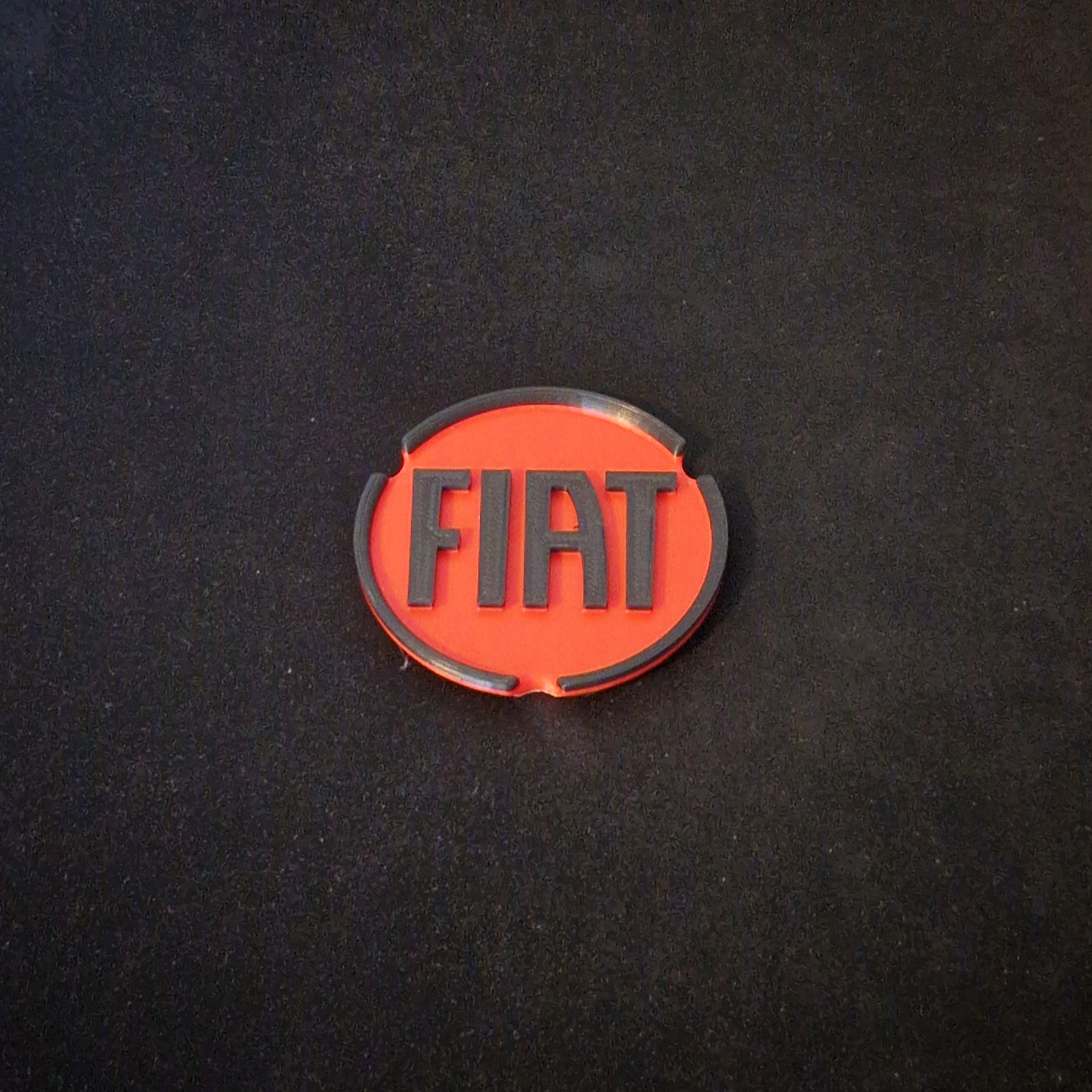fiat panda car cup holder coaster inserts, black and red car accessories