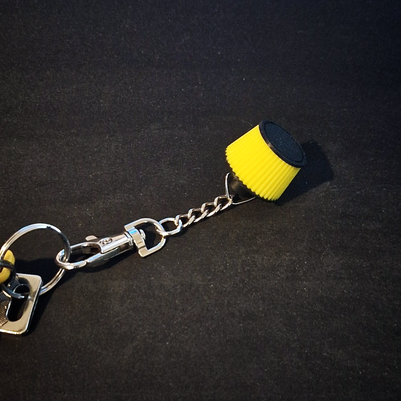 Cone Air Filter Keyring - Accessory for Car Keys