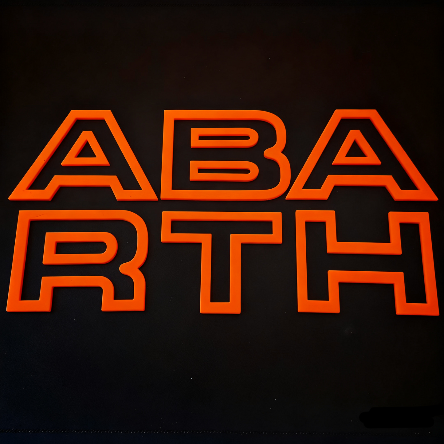 Abarth letters for grille