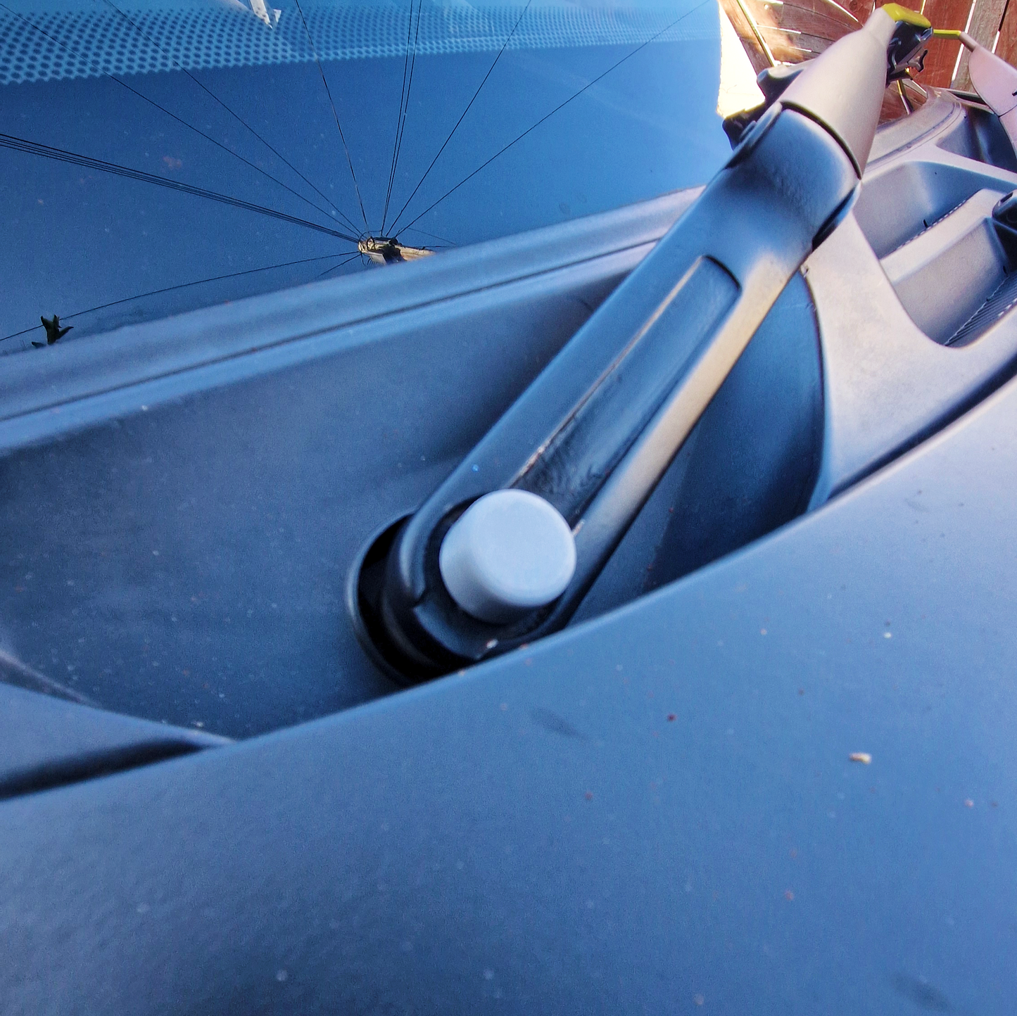 grey wiper blade cap for fiat panda, custom car accessories