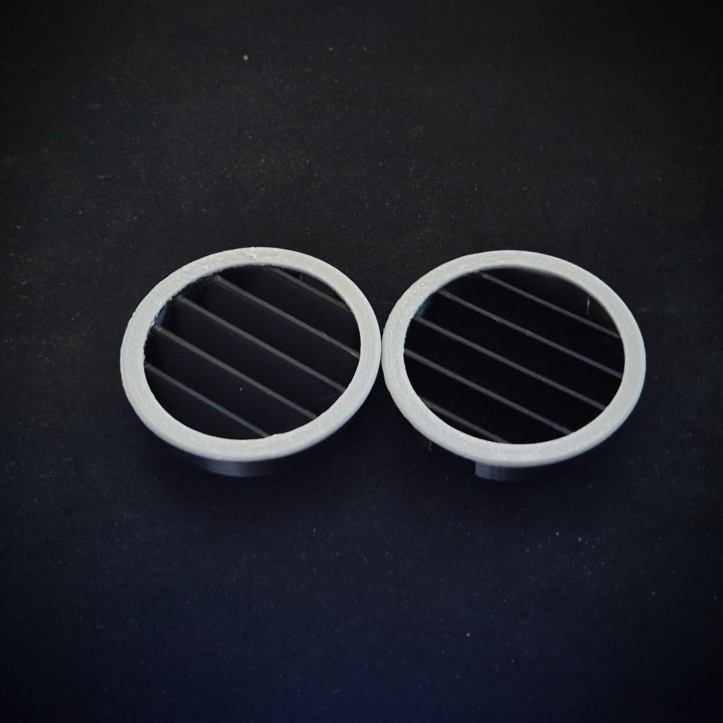 Black FIAT PANDA 169 Side Vents