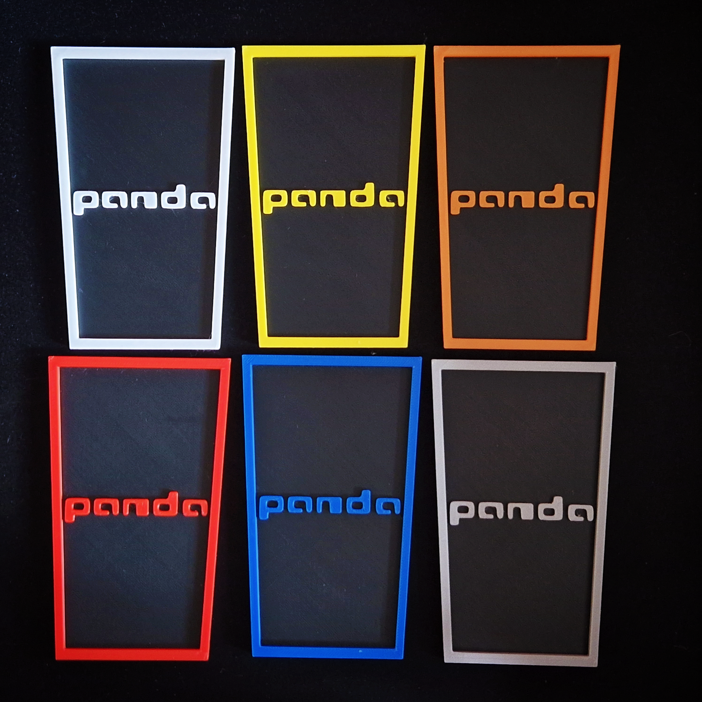 FIAT PANDA centre tray insert's - Panda writing