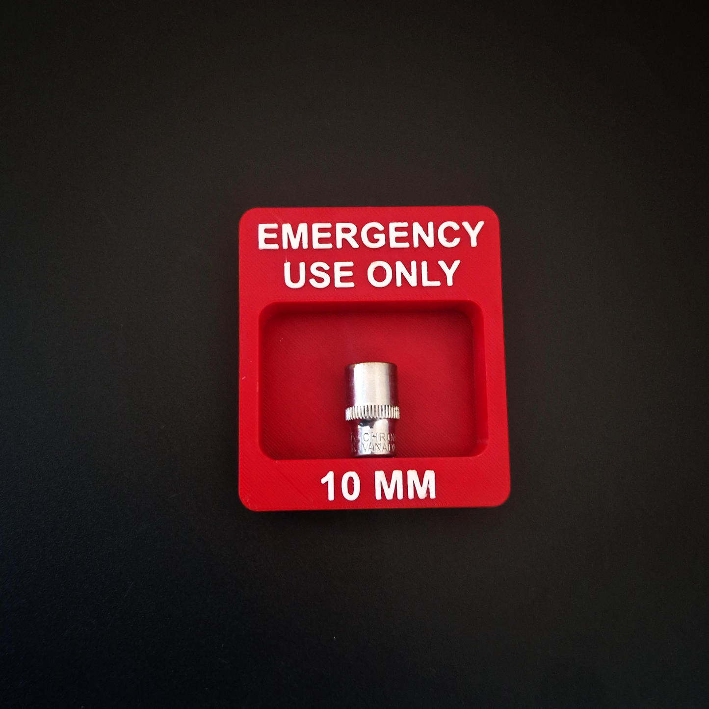 Emergency 10mm socket box