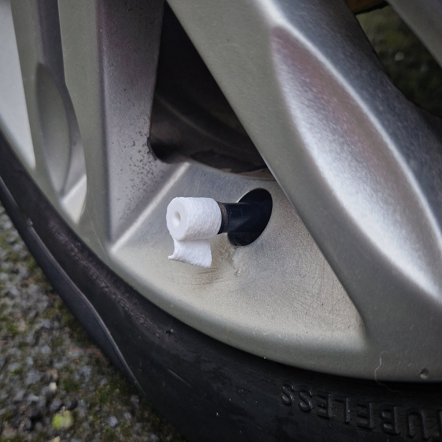 Valve Caps - Loo Roll