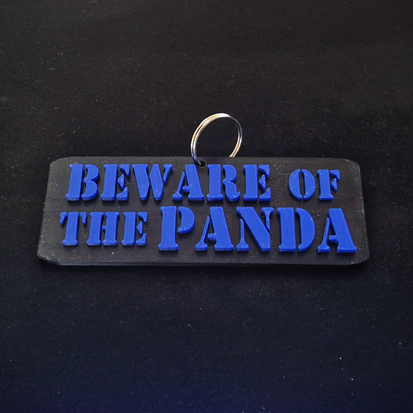 'BEWARE OF THE PANDA' Charm