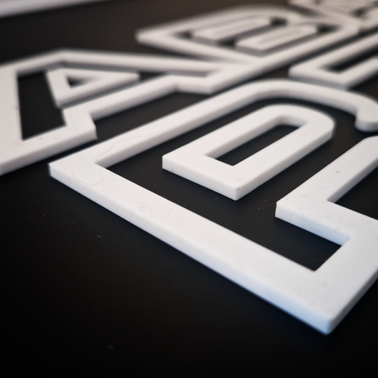 Abarth letters for grille