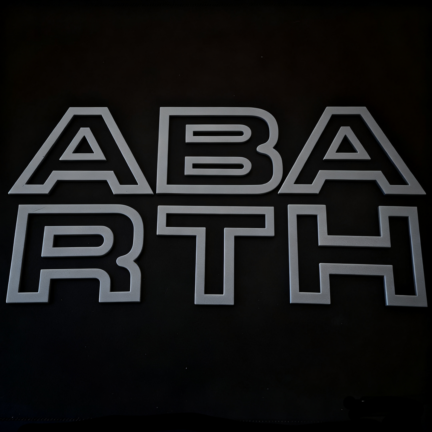 Abarth letters for grille