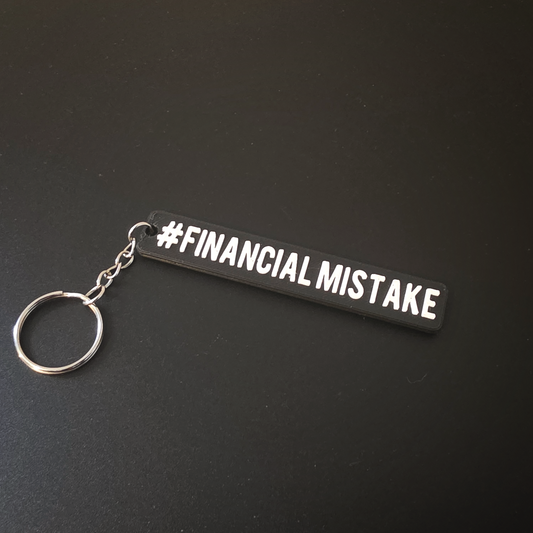 #FinancialMistake keyring - Accessory for Car Keys