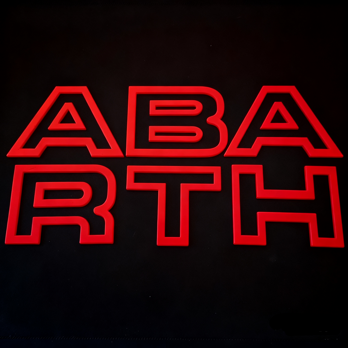 Abarth letters for grille