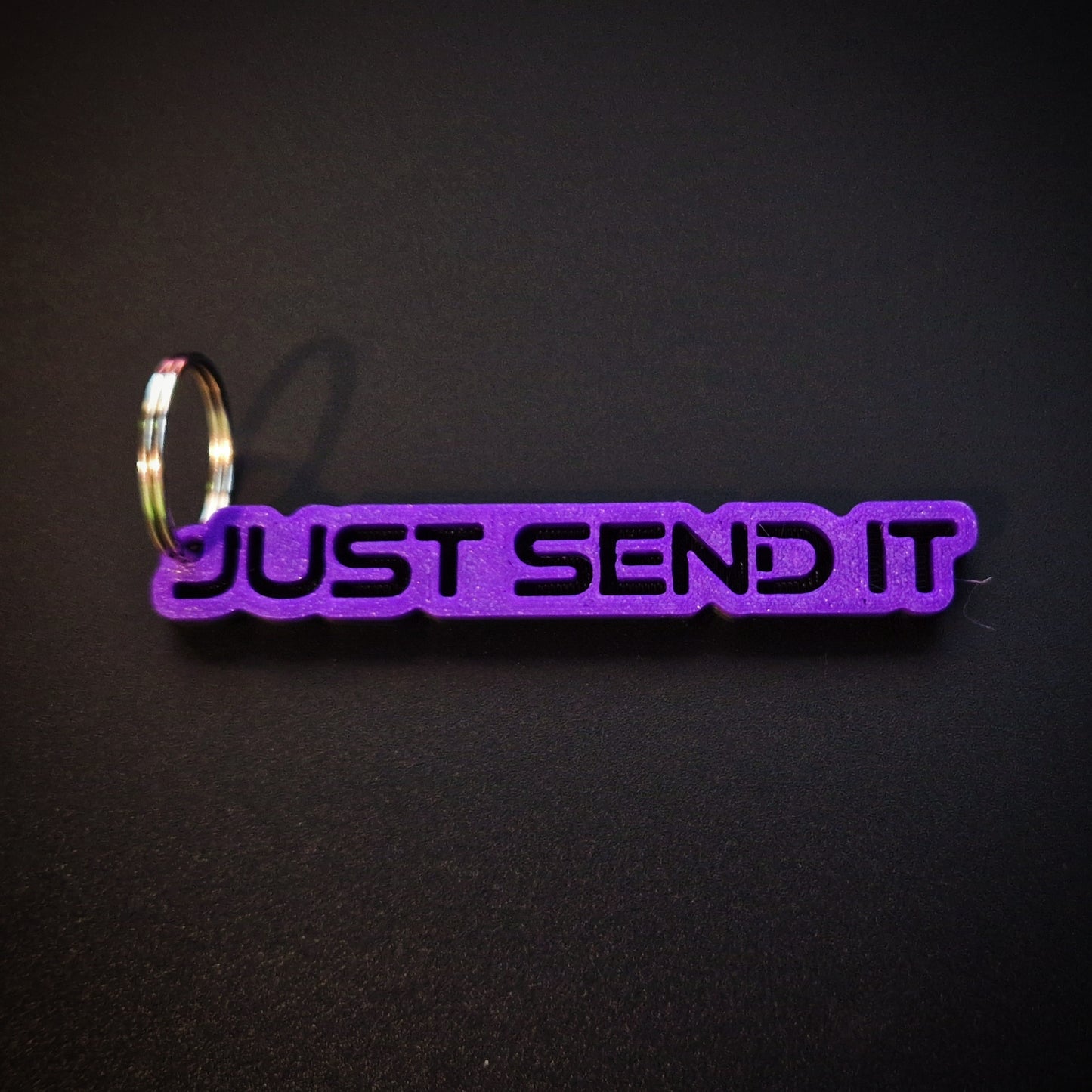 "JUST SEND IT" Keyring - Accessory for Car Keys