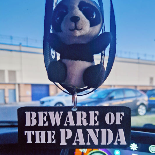 'BEWARE OF THE PANDA' Charm