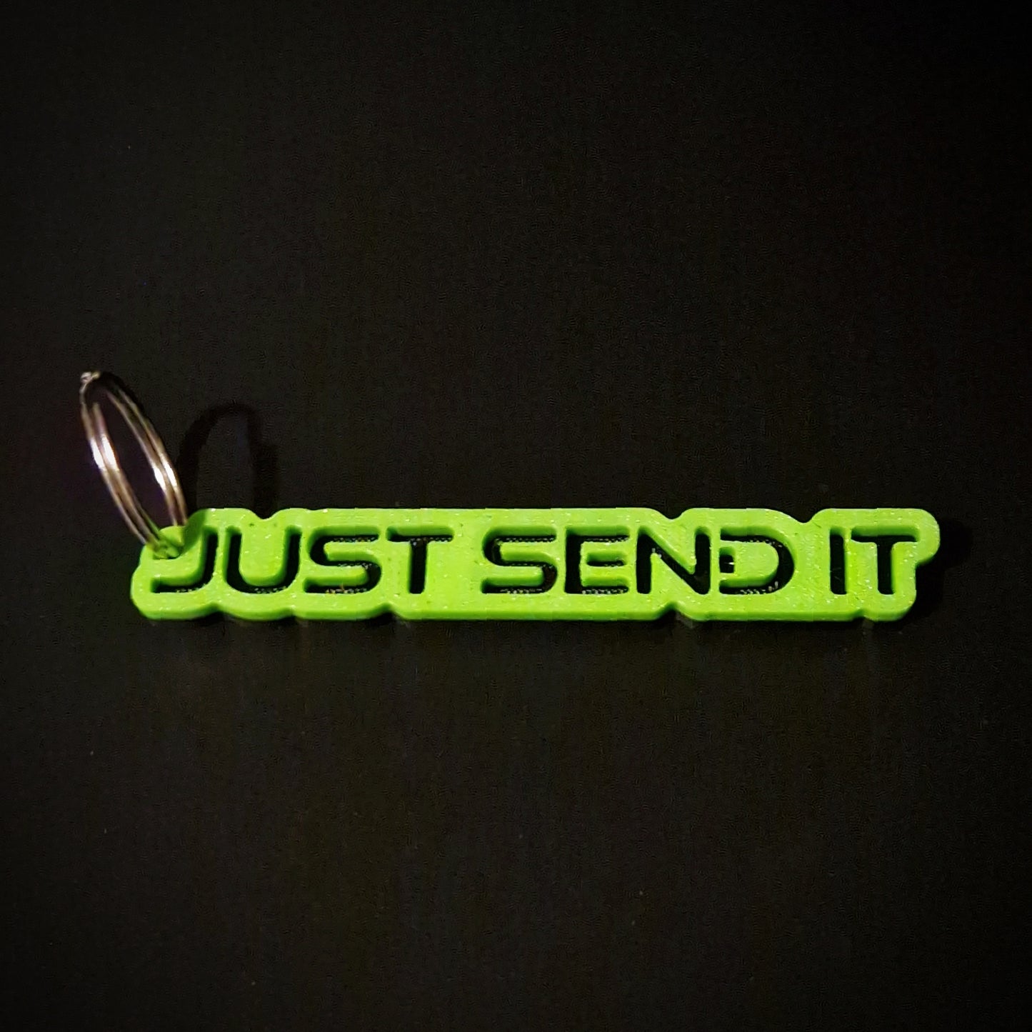 "JUST SEND IT" Keyring - Accessory for Car Keys