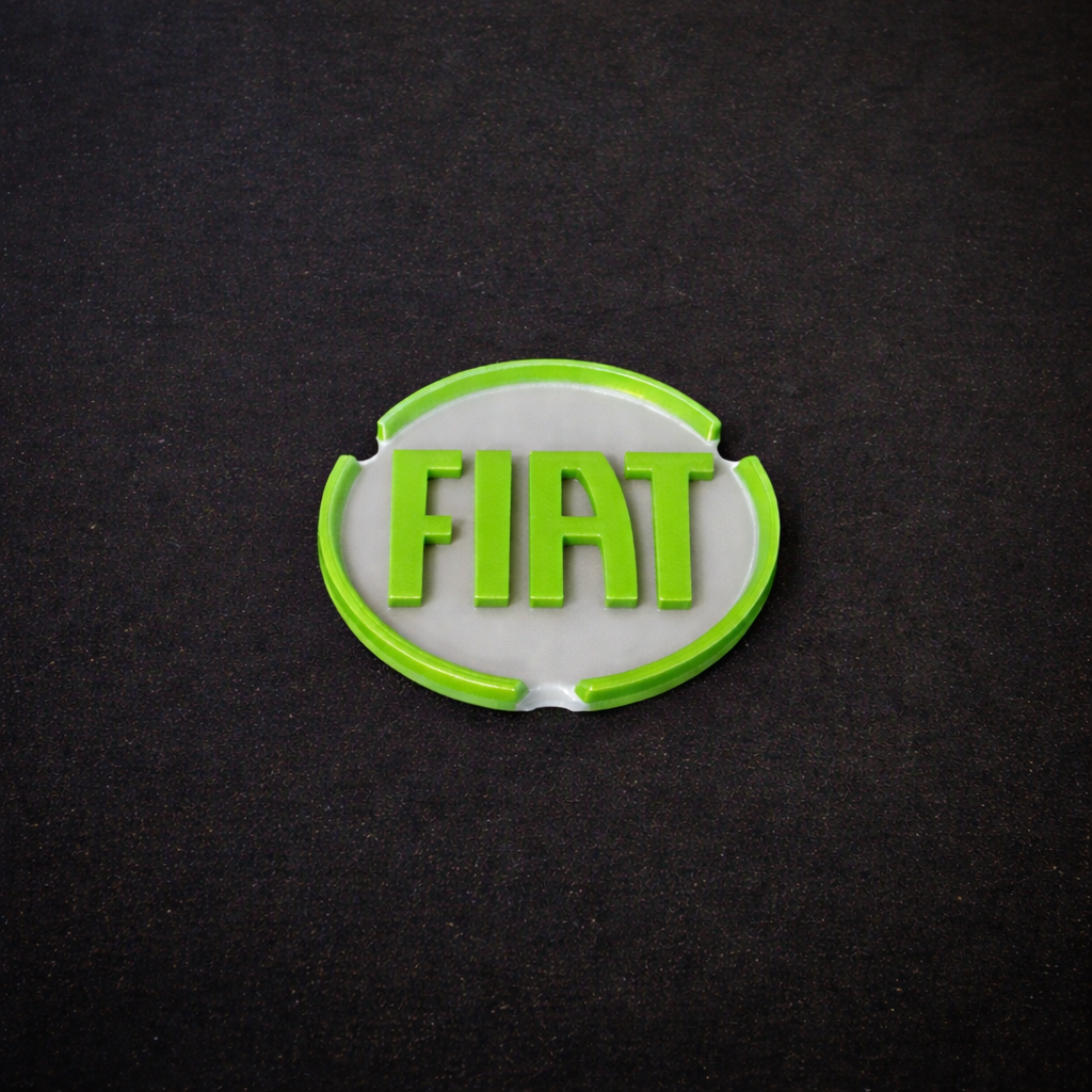 FIAT PANDA Cup Holder Coaster Insert's - Grey Base