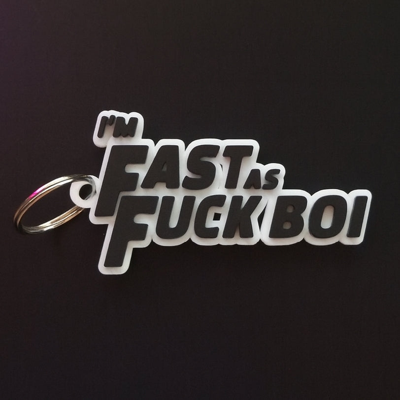 Fast As F Keyring - Accessory for Car Keys