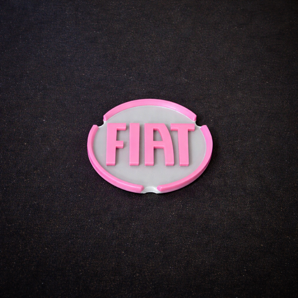 FIAT PANDA Cup Holder Coaster Insert's - Grey Base