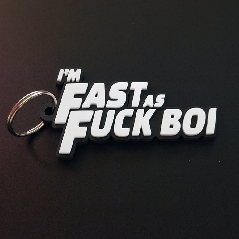 Fast As F Keyring - Accessory for Car Keys
