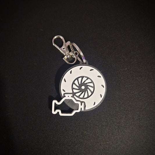 Broken Beauties Car Club Keyring