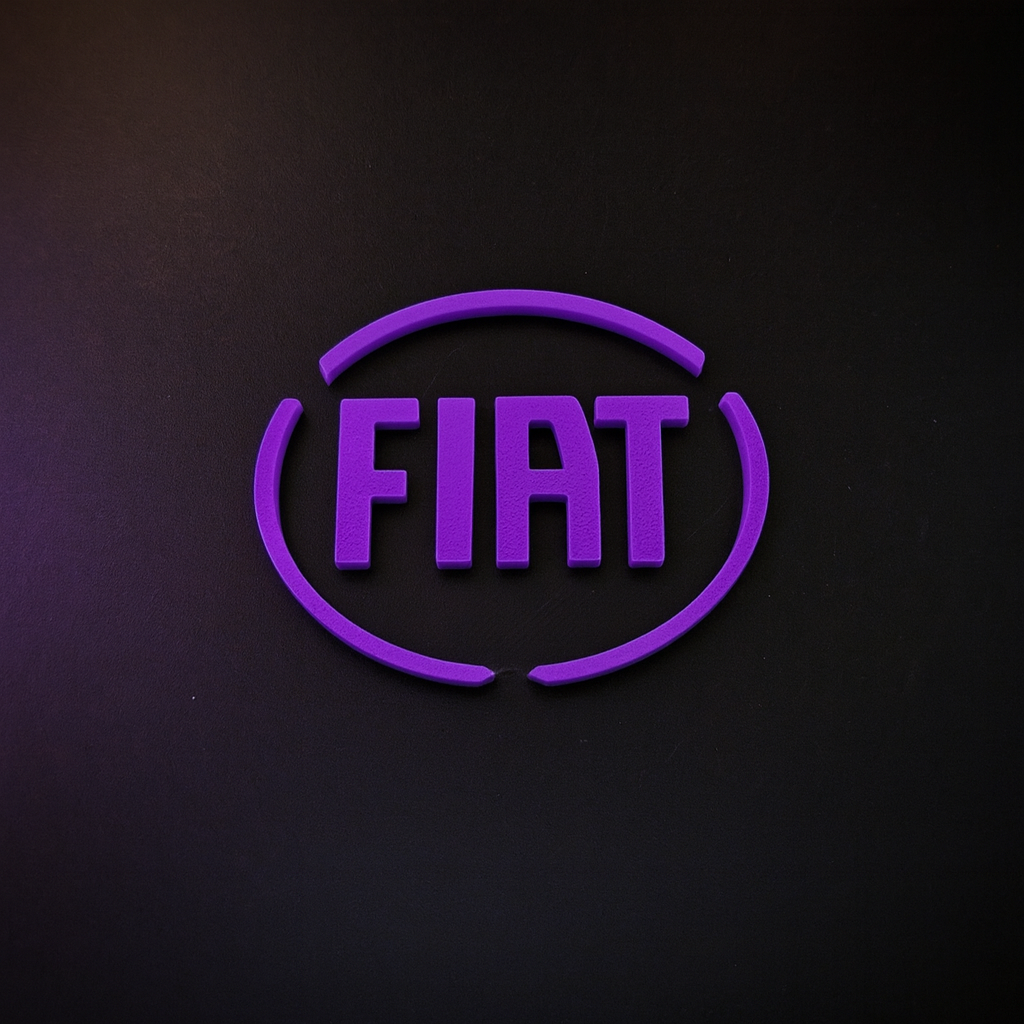 FIAT PANDA cup holder coaster insert's (Pack of 3)