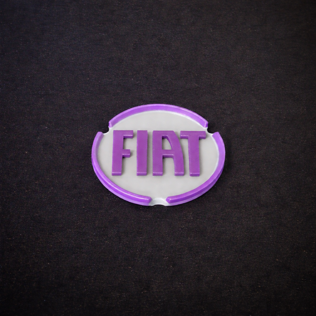 FIAT PANDA Cup Holder Coaster Insert's - Grey Base