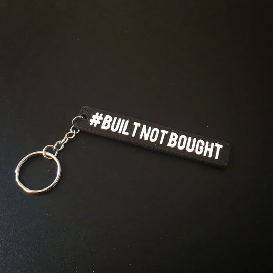 #BuiltNotBought keyring - Accessory for Car Keys