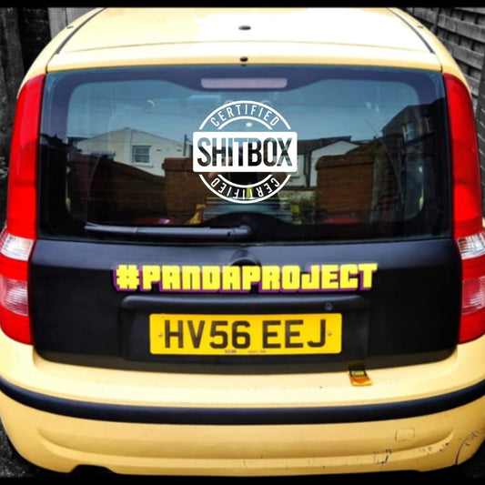 "Certified Shitbox" car decal, sticker for car